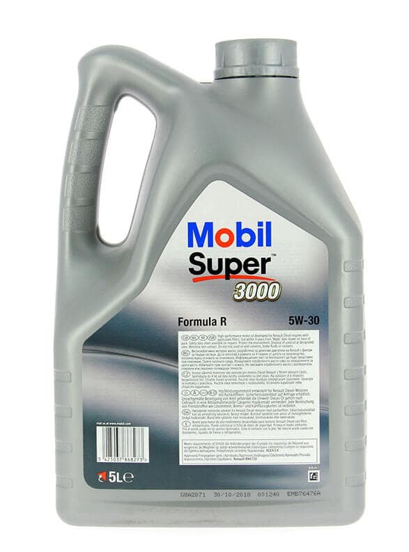 MOBIL SUPER 3000 Formula-R 5W30 5L MOBIL SUPER - ref : 154126
