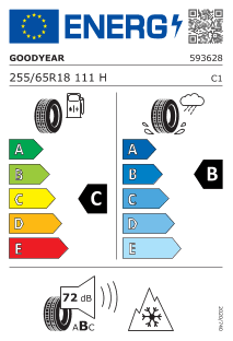Pneu Goodyear UltraGrip Performance + SUV 255/65 R 18 111 H