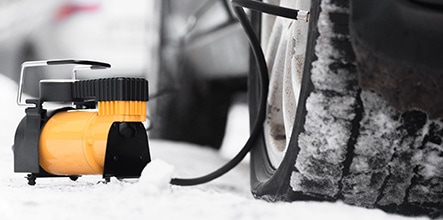Pression pneu hiver : quel gonflage de pneus quand il fait froid ?